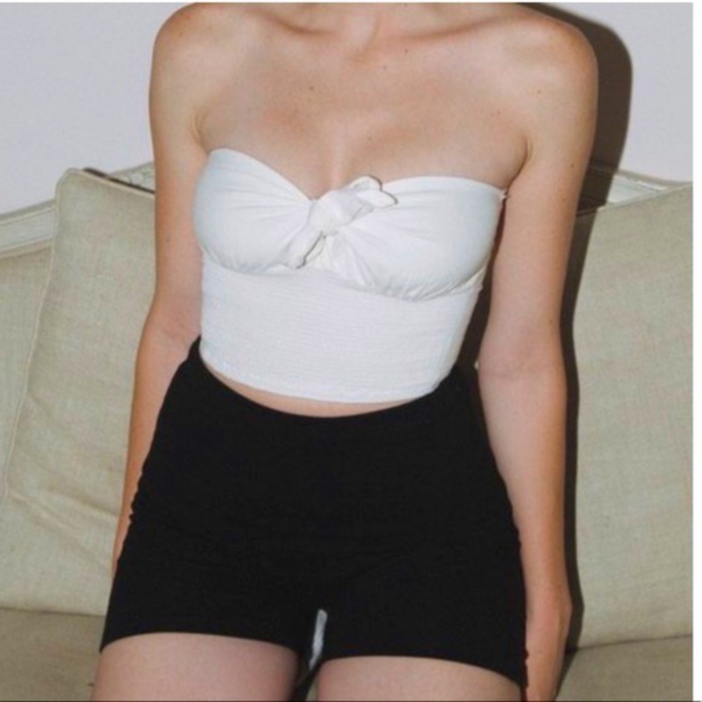 Brandy Melville Kristen Tie Tube Top